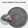 thumbnail image 4 of Recogedor de cabello para desagüe de ducha, tapón de silicona para bañera con sellado eficaz, protector de desagüe para evitar la acumulación de cabello en desagües, apto para superficies lisas de, 4 of 5