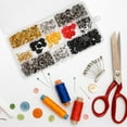 thumbnail image 6 of Luxshiny 430Pcs Pin Back Replacement Metal Brooch Clutch in Assorted Colors Wear Resistant, 6 of 8
