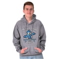 thumbnail image 5 of Retro Mega Man Running and Gunning Hoodie Sweatshirt Women Men Brisco Brands M, 5 of 6