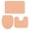 Multicolor, variant on 3 Piece Bathroom Rug Set, Peach Pink Non Slip Bath Mat with Contour Toilet Mat and Lid Cover, Solid Color Absorbent Soft Shower Mats for Bathroom