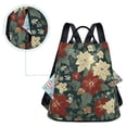 thumbnail image 5 of FORMRS Women's Travel Backpack Purse Anti-Theft Hidden Pockets Casual Shoulder Bag, Christmas Blooms, 5 of 7