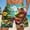13-Green, variant on Telankuip 2026 Summer Funny 3D Animal Graphic Printed Swim Trunk Loose Drawstring Elastic Waisted Beach Shorts with Pockets Lightweight Comfy Holiday Short Pants 13-Green XL