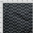 thumbnail image 2 of oneOone Cotton Silk Fabric Geometric Ikat Printed Fabric 1 Yard 42 Inch Wide, 2 of 4