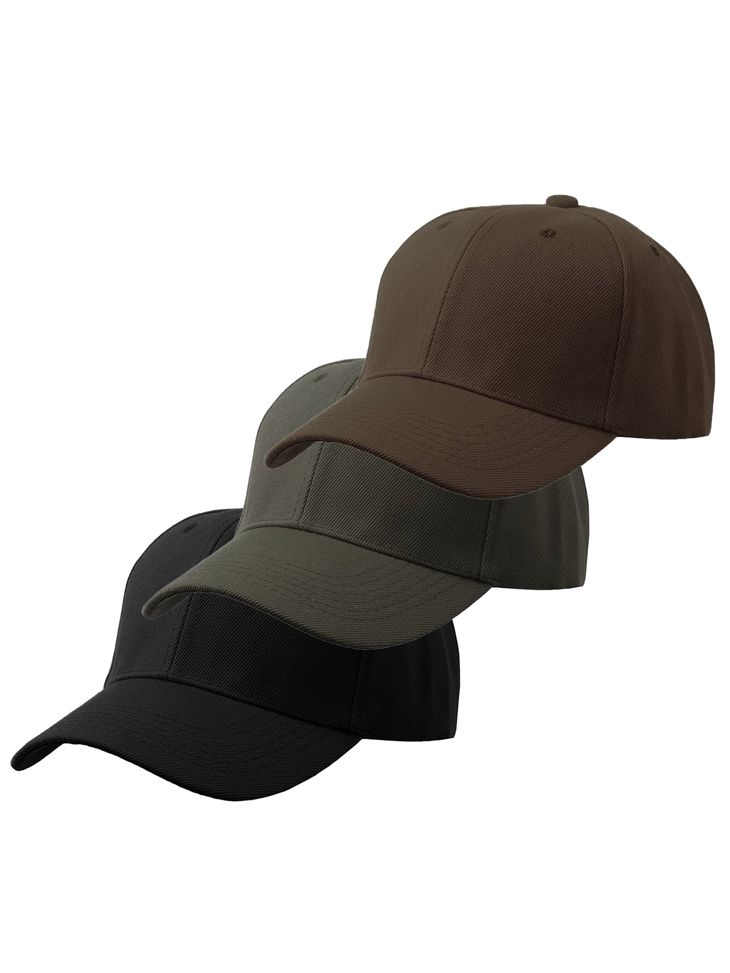 mens plain black hat