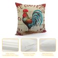 Background m Animal Chicken Throw Pillow Covers Cushion Case Red