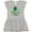 AC-Heather Grey, variant on Inktastic Port St. Lucie, Florida Happy Sea Turtle Girls Baby Dress