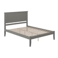 thumbnail image 3 of Nantucket Queen Solid Wood Platform Bed in Grey, 3 of 10