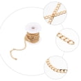 thumbnail image 4 of 1 Rouleau de Chaîne en Acier Inoxydable Accessoire de Chaîne de Bracelet Chaîne de Collier DIY, 4 of 8