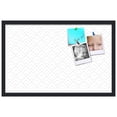 thumbnail image 2 of PinPix 28x18 Custom Cork Bulletin Board Peaks Modern Pattern White Grey Poster Board Has a Fabric Style Canvas Finish, Framed in Peaks Modern Pattern White Grey, by ArtToFrames (PinPix-1795), 2 of 6