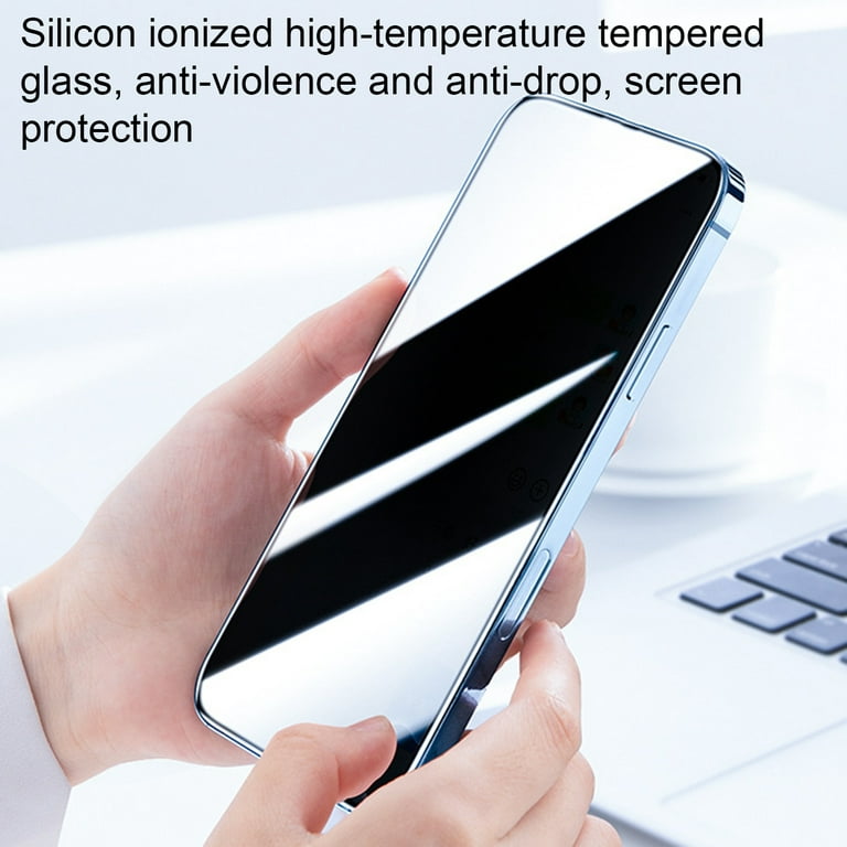 Meijuhuga Privacy Screen Protector Anti-Spy Tempered Glass Film Ultrathin  High Hardness Cellphone Screen Tempered Film for iPhone 15/15Plus/15Pro