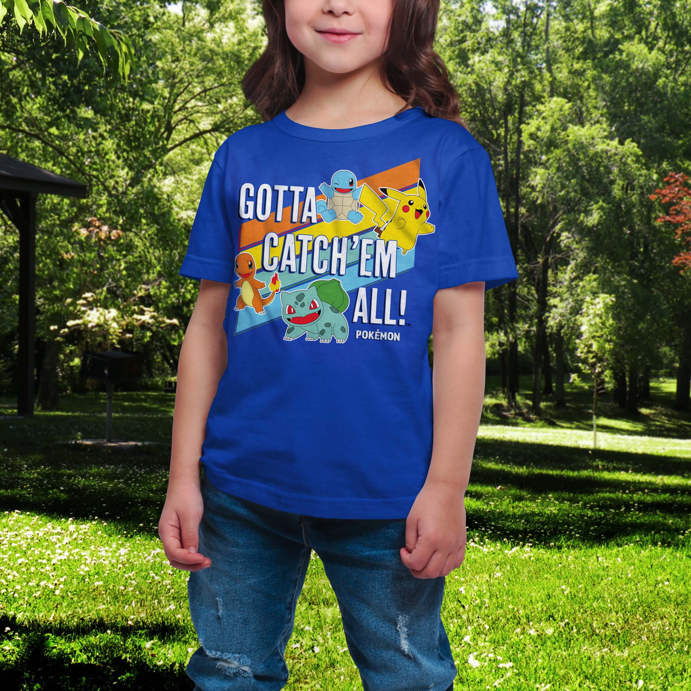 Amazon.com: Pokémon - Gotta Catch Em All Group T-Shirt