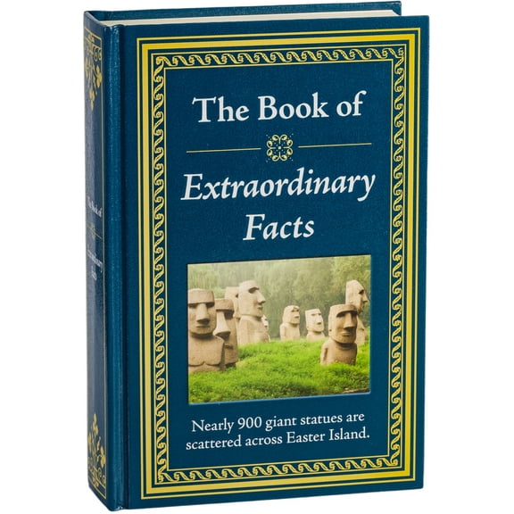 Pre-Owned The Book of Extraordinary Facts: Big Book of Pop Culture, History, Crime & Weird Trivia Hardcover Gift for Trivia Buffs, Curious Minds, Adults, Dad & (Hardcover) 1450853951 9781450853958