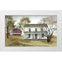 Jacobs, Billy 24x16 White Modern Wood Framed Museum Art Print Titled - Summer Afternoon