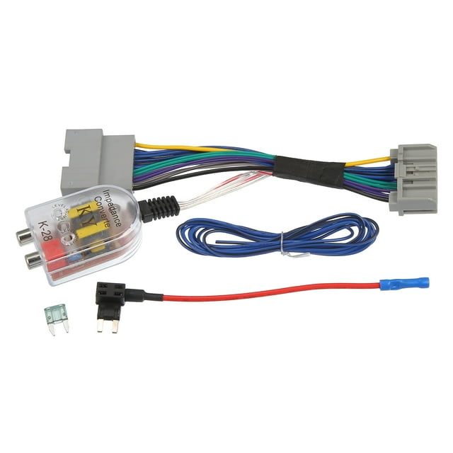 Radio Amp Subwoofer Amplifier Plug Play Wire Wiring Harness Adapter Inline Converter 70-6522 for Dodge