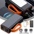 thumbnail image 5 of Misty 70000mAh Solar Power Bank Fast Charger Large Capacity Portable Mobile External Battery Black, 5 of 6