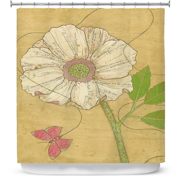 Shower Curtains 70" x 93" from DiaNoche Designs by Paper Mosaic Studio - Aerial Maneuvers