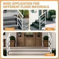 thumbnail image 4 of Zimtown Outdoor Handrails for Outside Steps, Fits 1-3 Step, Anti-Corrosion Handrails,White, 4 of 13