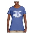 thumbnail image 2 of Wild Bobby I'm Just Here For The Halftime Show Sports Women Graphic T-Shirt, Light Blue, Medium, 2 of 5