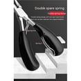 thumbnail image 3 of Cortaúñas para hombres, cortaúñas de acero inoxidable, cortador de cutículas, tratamiento de uñas encarnadas (negro), 3 of 5