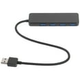 thumbnail image 4 of Shisuyan usb hub usb USB Hub Black ABS Plug and Play for Computer Users 1Pack, 4 of 8