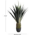 thumbnail image 3 of DecMode 47" Artificial Agave Tree in Black Pot, 3 of 9