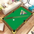 thumbnail image 2 of 3D Colorful Snooker Billiard Carpet Ball Sports Area Rug for Living Dining Room Bedroom Decor Floor Rug Bathroom Non-Slip Rugs, 2 of 7