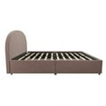 Mr. Kate Moon Upholstered Bed with Storage, Full Size Frame, Blush