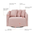 thumbnail image 5 of Beautiful Drew Accent Chair by Drew Barrymore, Pink Blush Boucle, 5 of 13