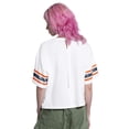thumbnail image 2 of Women's Starter  White Detroit Tigers Cropped Hurry Up Offense T-Shirt, 2 of 3
