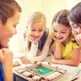 thumbnail image 4 of Träbrädspelet, 4-spelare Shut The Box Tärningsspel Trä Matematik Traditionellt Pubbräde Tärningsspel Resa 4 Spelare Fantastiska Familjespel, 4 of 5