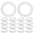 thumbnail image 2 of 20pcs Lamp Shade Holder E27 Light Socket Collar Ring Replacement Lamp Shade Adapters, 2 of 9