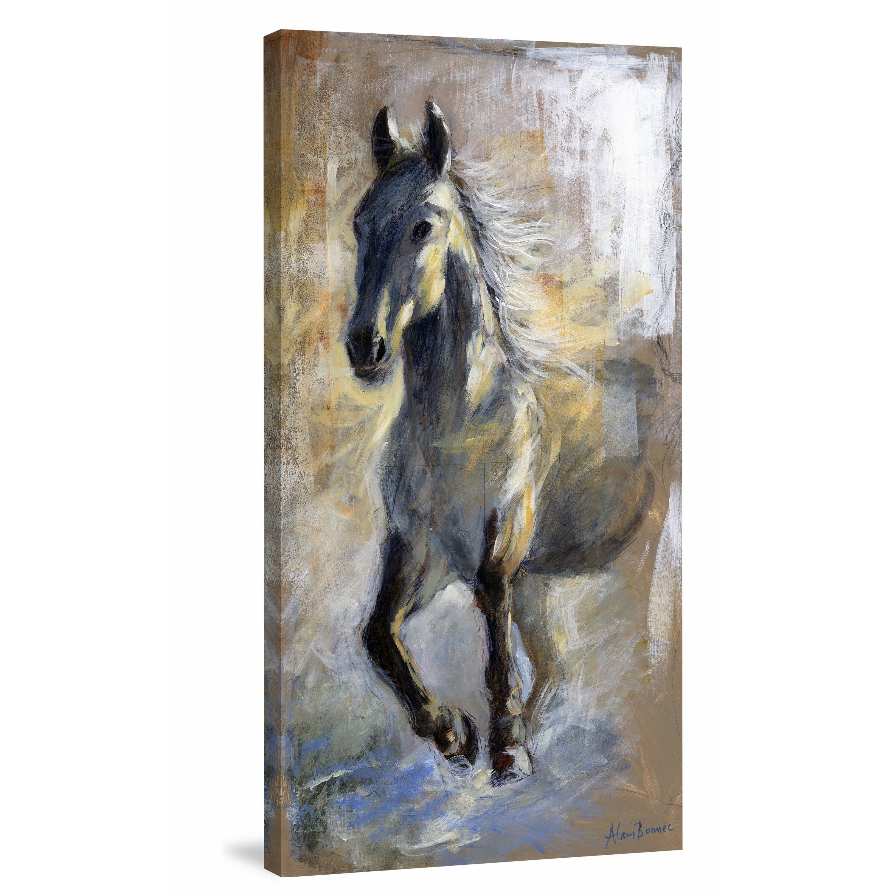 Marmont Hill ''Running Free'' Painting Print on Wrapped Canvas