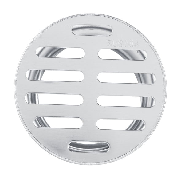 Stainless Steel Round Shape Floor Drain for Outdoor Yard Balcony Use(75 Flat)