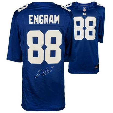 Evan Engram New York Giants Autographed Nike Blue Game Jersey