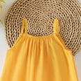 thumbnail image 4 of Favoffer Little Girls Jumpsuit Solid Color Loose Fit Straps Design Casual One Piece Bottoms Cute Romper for Infant Daily Wear 6M-3Y, 4 of 6