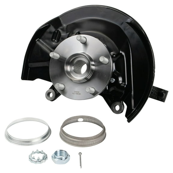 TRQ Complete Wheel Hub Bearing & Steering Knuckle Assembly RH for Camry 3.0L BHA42825 Fits select: 1997-2001 TOYOTA CAMRY