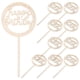 thumbnail image 2 of Wood Happy Birthday Cake Topper Decoration Ornaments For Gift Options Charming Assorted Color 10Pcs, 2 of 5