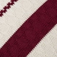 thumbnail image 4 of Funda de almohada decorativa Fancy Homi 61x61 cm Burgundy Boho, 4 of 7