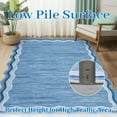thumbnail image 3 of Assile  8x10ft Modern Rug - Washable Waterproof Low-Pile Geometric Carpet for Living Room, Bedroom, 3 of 6