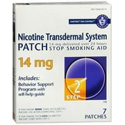 Habitrol Nicotine Transdermal System Patch 14 mg Step 2 - 7 ct