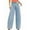 Blue, variant on Womens Stretchy Denim Pants with Pockets High Waisted Wide Leg Relax Fit Jeans Pants Casual Loose Trousers Vintage Streetwear Pants
