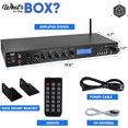 thumbnail image 3 of Preamplificador Profesional para Rack con Bluetooth Pyle, Grabación Digital, USB/SD y Pantalla LCD Ideal para estudio, audio en vivo y sistemas de sonido instalados., 3 of 5