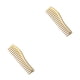 thumbnail image 4 of Guardurnaity Peine profesional para peluquería, gancho húmedo, cepillos para el pelo rizado, alisador, peine de anchos, herramienta de estilismo Oro 2piezas Guardurnaity CBP351577, 4 of 6