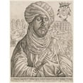 thumbnail image 2 of Jan Cornelisz Vermeyen 15x18 Gold Ornate Wood Frame and Double Matted Museum Art Print Titled - Portrait of Mulay Ahmad (circa 1535 - 1536), 2 of 4
