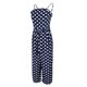 thumbnail image 1 of Pantalones De Pierna Para Mujer Casual Strappy Belt Jumpsuits Rompers Playsuit Culottes S BLESIY  Mono de pierna ancha de mujer, 1 of 8