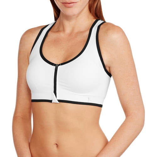 danskin now zip front bra