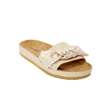 

Comfortview Women s Wide Width The Stassi Footbed Sandal Sandal