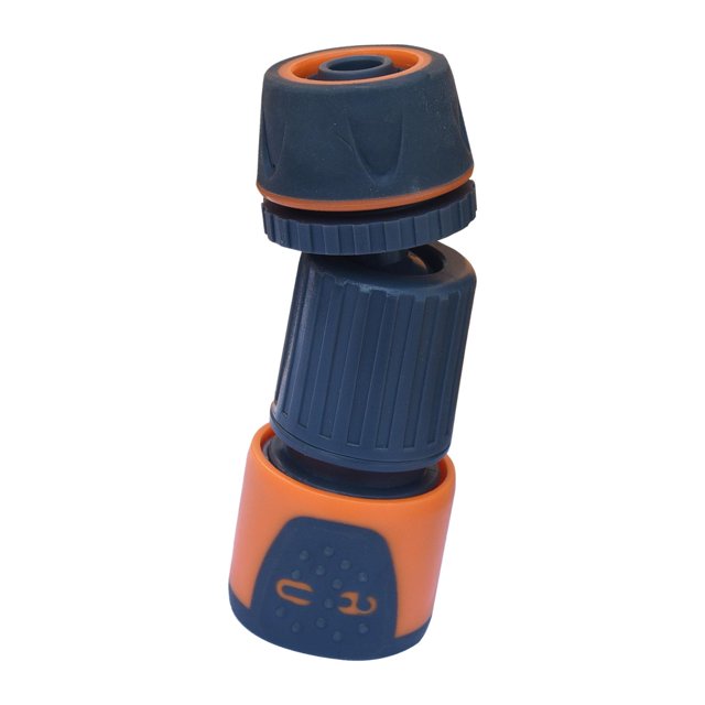 Adaptador de extremo de divisora giratoria de junta M y F de conexión rápida de 1/2 "para invernadero de jardín de jardín agrícola b