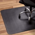 thumbnail image 1 of Office Chair Mat for Hardwood and Tile Floor, Black, Anti-Slip, Non-Curve, Under the Desk Mat Best for Rolling Chair and Computer Desk, 47 x 35 Rectangular Non-Toxic Plastic Protector, Not for Carpet, 1 of 4