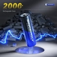 thumbnail image 3 of Pilas AA de litio recargables SINCEHOLY 3600 mWh, paquete de 8, 3 of 7
